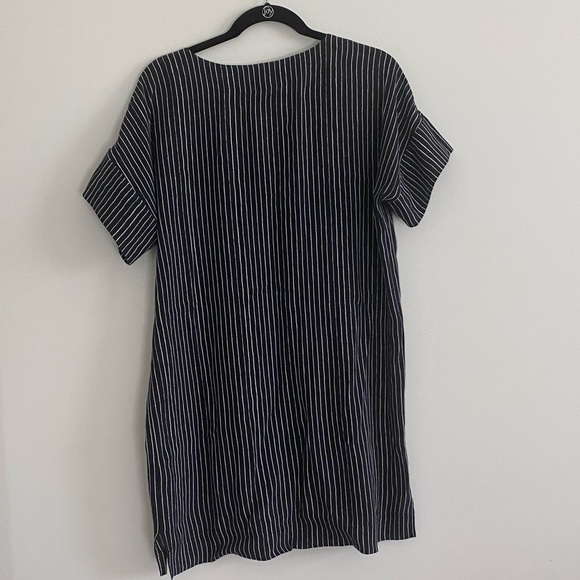 Madewell Novel Dress in Chalkboard Stripe - Picture 7 of 9